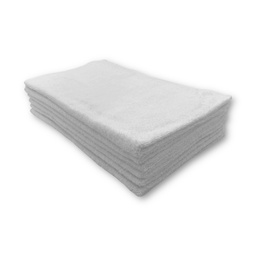 [395GSM-WH] 6 toallas blancas de tez absoluta