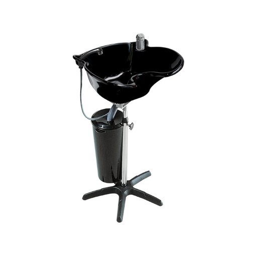 BLACK freestanding shampoo basin