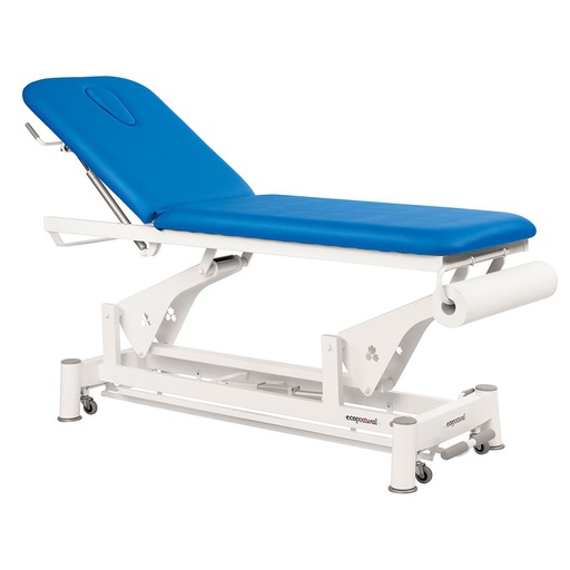 C5552 Elektrisk bord 2 planer Ecopostural og 1 taburet GRATIS