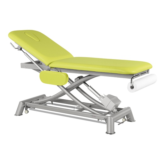 C7951 Elektrische tafel met 2 bladen Ecopostural en 1 kruk GRATIS
