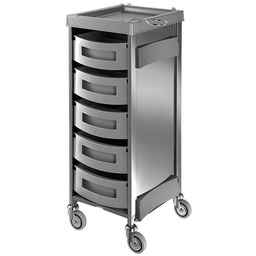 KING INOX Chariot de coloration et rangement